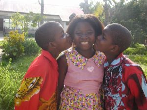 Children and caregivers from the OneHope International family